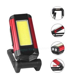 [Hot Item] Multi-Function Folding Portable Hook Magnet 5W COB USB Rechargeable LED Work Light for Car Machine Repair with Folding