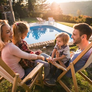 Whether you are starting to experience cooler fall weather, or still maintaining hot temps in your area, use your backyard to find some peace and serenity. How do you find time to unwind? | SwimmingPool.com