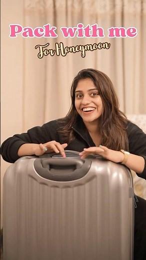 🧳 Packing for Honeymoon ✈️ #Honeymoon #Marriage