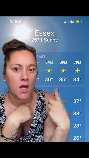 Stay hydrayed over the next few days everyone, gonna be hot hot hot #heatwave