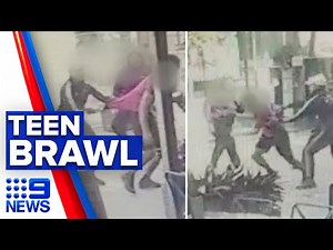 Brazen teenagers brawl in Sydney’s west | 9 news Australia