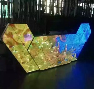 [Hot Item] Manufacturer LED Display Module Nightclub Videos 3D DJ Booth LED Screen