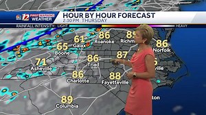 Rain and storm chances this week, brief warmup too