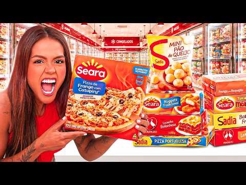 24 HORAS COMENDO COMIDA CONGELADA!!!