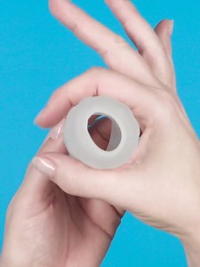 Lovehoney Mega Mighty Penis Sleeve with Ball Loop | Realistic Male Adult Sex Toy | Stretchy Cock Sleeve for Pleasure | Adult Sex Toy for Men | Girth Enhancement & Open Ended for Penis Head Stimulation