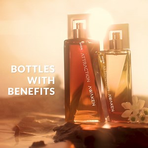 2K views · 76 reactions | Παρουσιάζουμε τα ΝΕΑ αρώματα ATTRACTION AWAKEN που ήρθαν για να ξυπνήσουν το ΠΑΘΟΣ 李 #new #attraction #perfume #perfumelovers #we #November | Avon | Facebook