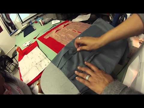 Skirt: Center back seam.