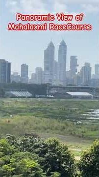 Beautiful Panoramic View of Mahalakshmi RaceCourse 😍