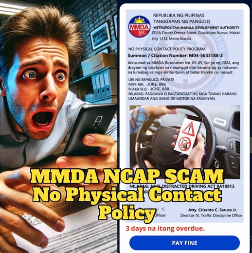 14K views · 177 reactions | MMDA NCAP TEXT SCAM!! Mag-ingat sa mga text scams na kumakalat ngayon. Muntik nako ma-scam ng 1,000 pesos para sa traffic violation na hindi ko naman talaga ginawa. Ugaliing mag fact check online bago mag-click ng mga links na natatangap sa text or email para maiwasan ang ma-scam! #mmda #mmdaatyourservice #mmdancap #scamtext #nophysicalcontact | Deejimon TV | Facebook