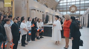 Peng Liyuan, wife of Chinese President #XiJinping, visited the Orsay Museum with Brigitte Macron, wife of French President Emmanuel Macron, in Paris on Monday afternoon. #ChinaFrance60 #ChinaEurope2024 | CGTN