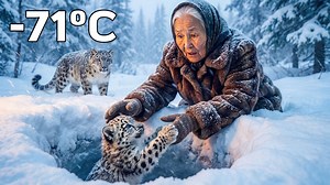 True Love From Real Compassion! A 75 Year Old Woman Saved A Snow Leopard Cub Trapped In A Frozen Pit | Lifestyle Darling