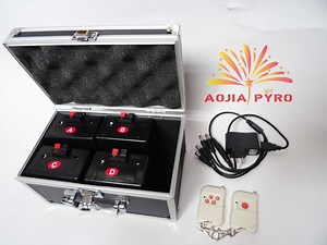[Hot Item] Bd04 4cues Pyrotechnics Wireless Controller Transmitter 2023new Remote Control Stage Fountain Fireworks Firing System