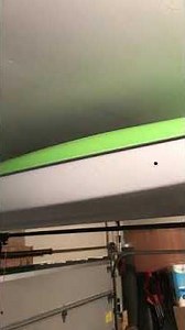 How to hang kayak from garage ceiling the easy way