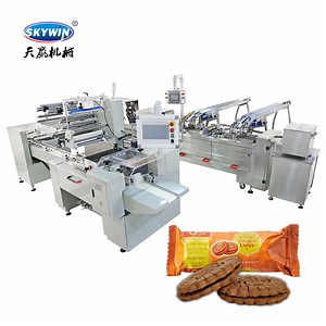 [Hot Item] Automobile High Speed Two Lane Auto-Feeder Biscuit Creaming Sandwich Machine