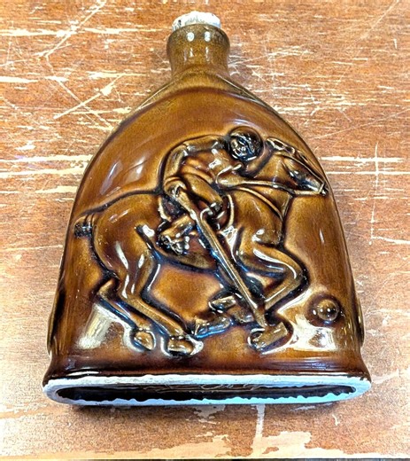 Vintage Cologne Bottle L’orle Polo-spur Brown Ceramic With Cork - 1946 - Etsy