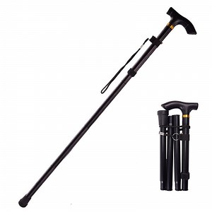 [Hot Item] Custom Aluminum Folding Cane Walking Stick for Old People Foldable Walking Cane