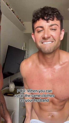 When your husband’s wardrobe is basically your own 👕💍 | Funny Couple POV