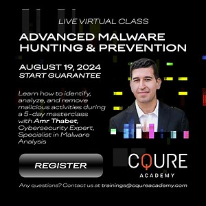 Coming next week: ‍ Advanced Malware Hunting & Prevention – Live...