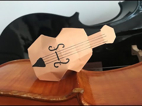Origami Cello HD - paper toy for all music lovers