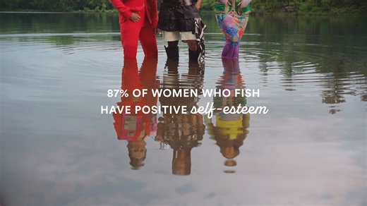 1.3K views · 13 reactions | 87% of women who fish have positive self-esteem. Join us to create newfound confidence on the water. Donate your clothes today: takemefishing.org/secondcatchcollection #FindYourBestSelf #takemefishing | Take Me Fishing | Facebook