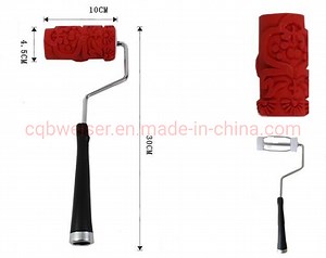 [Hot Item] 4′ ′ Flower Wall Decoration Patterned Paint Rollers