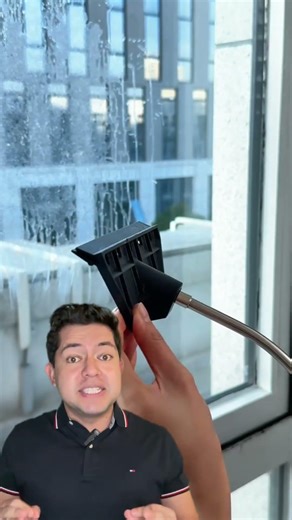 Steam window cleaning machine.
