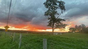 Memories from a beautiful sunset near Athens, WV. 🎥 Aug. 18, 2022. Mercer County, WV | Mel Zosh