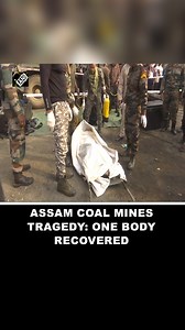 3.3K views · 57 reactions | One body recovered, rescue operation continues for other miners trapped in a coal mine at 3 Kilo #Assam #CoalMine #Trapped #RescueOperation | Asian News International (ANI) | Facebook