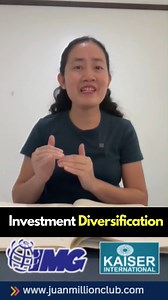 18 reactions | Investment Diversification #businessphilippines #motivation #filipinocontent #filipinocontentcreator #filipino #img #filipinobusinessowners #fbreelsvideo #fbreelsvideo #reelsviral #reelsvideo #Philippines #fbviral #fbreels #lifecoach #viralreels #reelsinstagram #momlife #momsph #singlemomlife #MadlangPeople #DABARKADS #juanmillionclub #manila #kaiser #ofw #roanncelis | Juan Million Club | Facebook