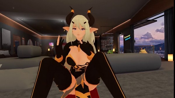 VTUBER PLAYING VR GETS FUCKED BY RANDOM STRANGER