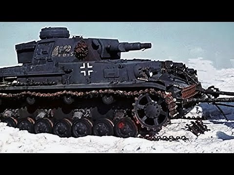 LIFTING A GERMAN TANK OUT OF THE SWAMP