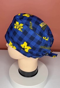 Michigan Wolverines Scrub Cap: Unisex NCAA Surgical Hat - Etsy