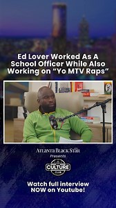 Ed Lover Gives exclusive details about the origins of “Yo MTV Raps” and how he started off making only $500 and still working as a crossing guard. Watch full interview here 👉🏾 https://www.youtube.com/watch?v=Jk37GujFt78&t=2s | Atlanta Black Star