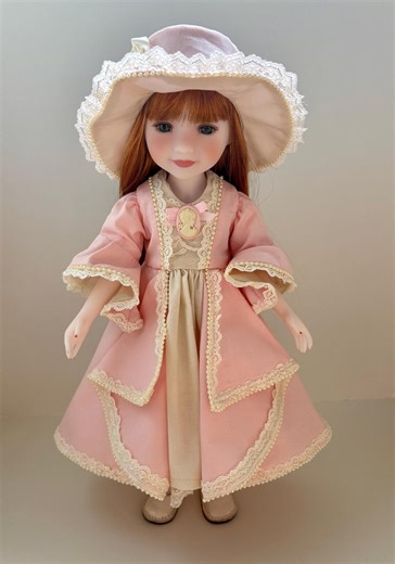 Handcrafted Victorian Outfit for Ruby Red Fashion Friends Doll, Bridgeton Promenade Dress, Collectors Gift,(14.5" Doll) - Etsy