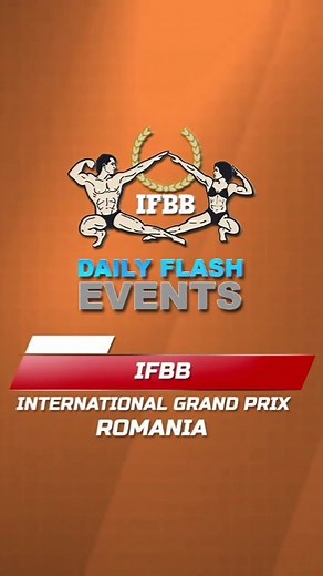 Reposted from @ifbb_official 2023 IFBB INTERNATIONAL GRAND PRIX ROMANIA SIBIU, the beautiful Romanian city, is ready to receive a great championship open for all National Federations affiliated with the IFBB at the grand accommodation of Transilvania Sports Hall. We present the second edition of IFBB INTERNATIONAL GRAND PRIX ROMANIA ELITE PRO QUALIFIER 15 IFBB Elite Pro cards will be granted. A Day of Full Sports in the Heart of Romania In addition to the amateur competition, the audience will e