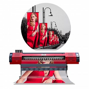 [Hot Item] Digital Large Format Inkjet Banner Printing Machine Eco Solvent Printer
