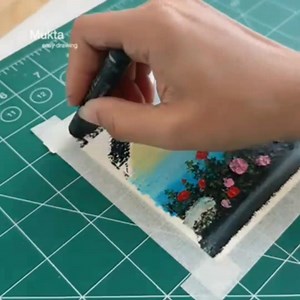 Oil Pastel Drawing-Fluffy Rose 🌹|| pastel drawing step by step for beginners || Creative Arts #art #painting | Mukta easy drawing