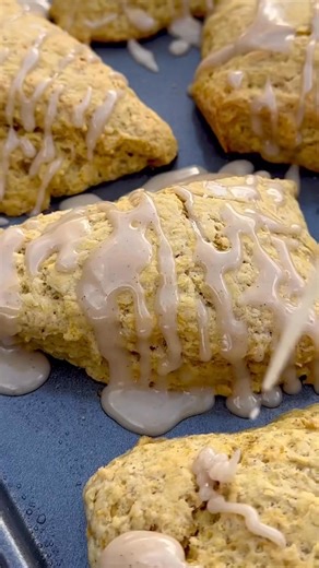 6.9K views · 11 reactions | These pumpkin scones are sooo easy to...