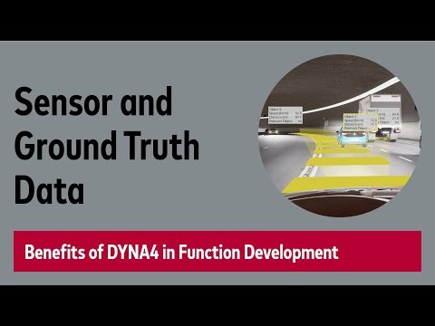 Sensor and Ground Truth Data for ADAS Function Development