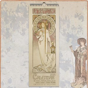 Mucha Calendar 2026 - Art Nouveau Women Illustrations, 1896 - 1902, Monthly Slim Wall Calendar 0060102-NY - Etsy