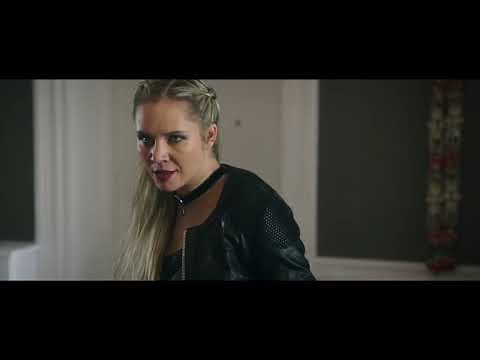 Hot woman fight man and punch him in his balls