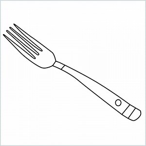 How To Draw A Fork Step by Step - [5 Easy Phase]