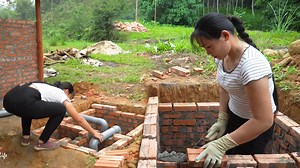 2K views · 57 reactions | Technique Building a Septic Tank For Toilet - Septic Tank With Bricks And Cement, Quan Thi Ky | Free Bushcraft | Facebook