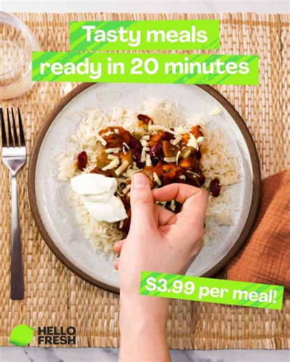 Why HelloFresh is the Most Popular Meal Kit👇 😍Only $3.99/Meal 🍱Now 140 menu items 🥘Ready to eat oven ready meals ✅Quick & Easy meals (20 min options) 🧼Low prep, easy cleanup options. 💪Carb & calorie smart. | HelloFresh