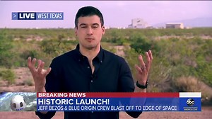 Jeff Bezos, Blue Origin crew blast off to edge of space