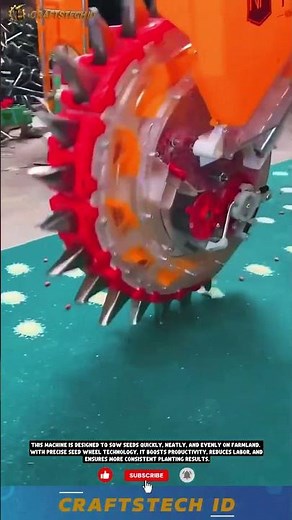 Automatic Seed Sowing Machine 🌱 | Modern Farming Innovation #machine #technology #automaticmachine