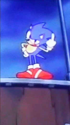 Sonic did the middle finger