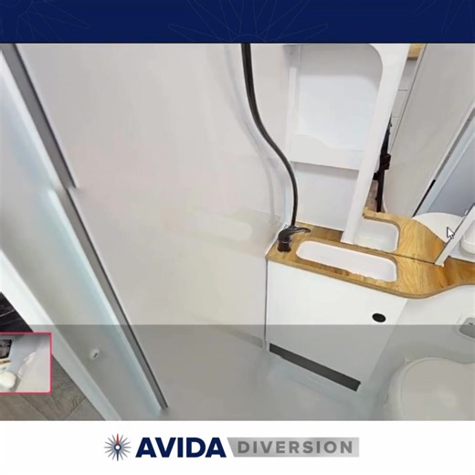 Every centimetre designed with intention, every space serves a purpose. The Avida Diversion LX floorplan demonstrates what happens when luxury meets intelligent design. At just under 7 metres, this Mercedes-built campervan maximizes every millimetre to create a living space that flows naturally from front to back. Step through the electric sliding door and discover how thoughtful placement transforms compact into comfortable. The rear lounge creates your social hub during the day, then converts 