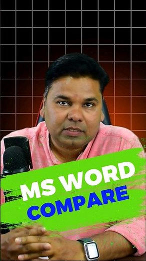 🔥How to compare 2 MS word file | Best MS word tips and tricks #computer #pc #msword