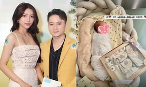 Vợ Phan Mạnh Quỳnh đăng loạt ảnh chăm con sau sinh nhưng vẫn quyết giữ kín mặt